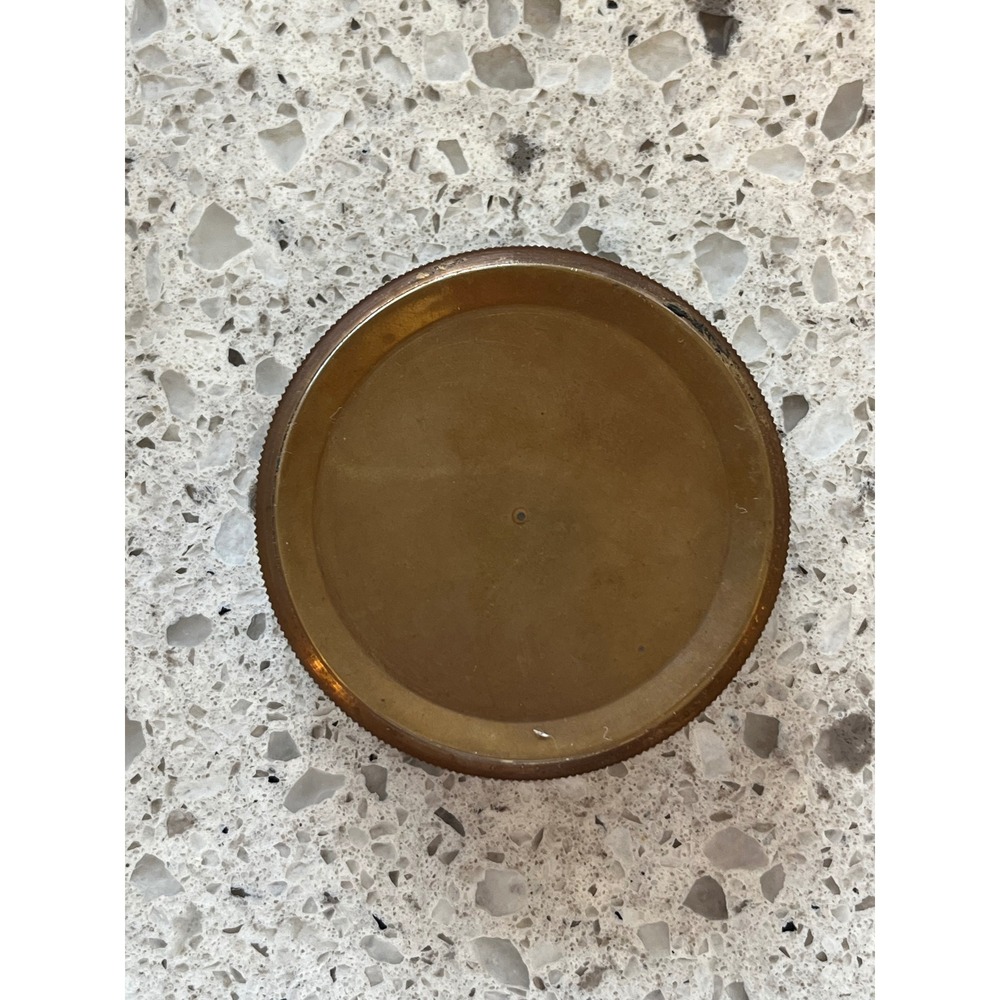 Vintage West London Pocket Compass 1885 Brass Nautical Decor with Leather Case - Picture 6 of 9